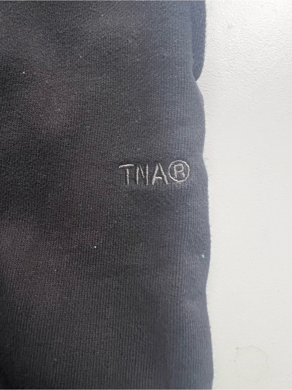 Aritzia TNA Perfect Fit SweatFleece Cozy Fleece Joggers Size Small Black - Picture 5 of 8